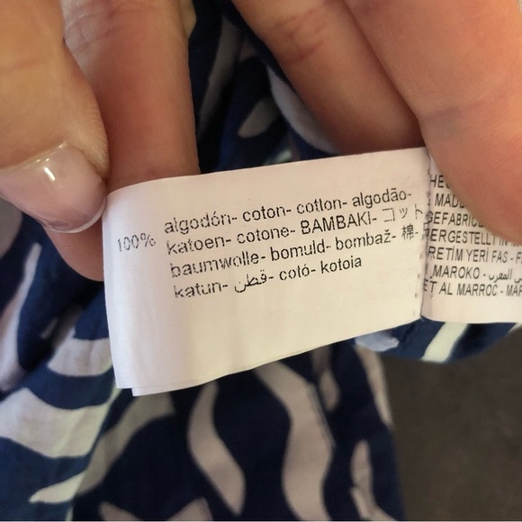 Zara 100% cotton patterned pants - Picture 4 of 4